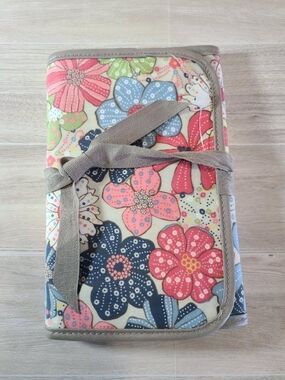 Thirty-One Floral Journal Organizer Folder Planner Case Notebook Holder NWOT